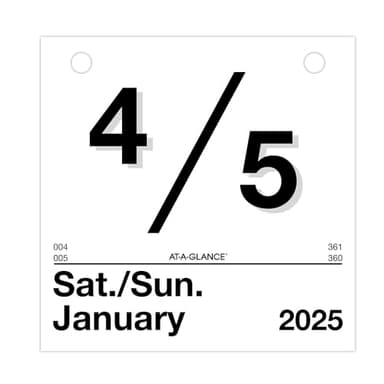 AT-A-GLANCE 2025 “Today Is” Daily Wall Calendar Refill, 6" x 6", Small (K15025) - Image 2