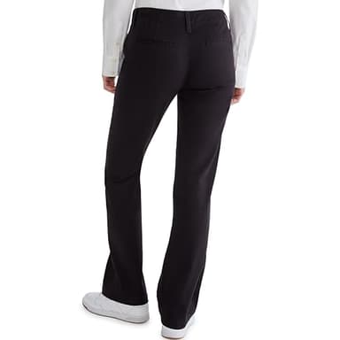 AEROPOSTALE Women's Petite Aero Classic Uniform Pant, Black, 000 Short - Image 3