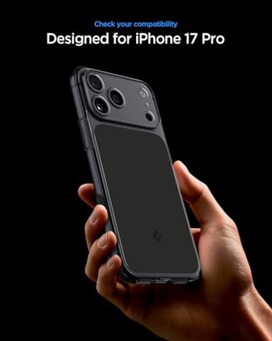 Spigen for iPhone 17 Pro Case, Ultra Hybrid T MagFit [Camera Control Button] [Compatible with Magsafe] - Matte Black - Image 2