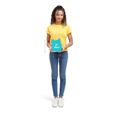 Squishmallows Original 8in Strobe the Purple Swamp Monster with Hearts – Official Jazwares Valentine Plush (Little) - Image 4