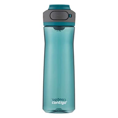 Contigo AUTOSEAL Cortland 24oz Water Bottle BPA-Free Plastic Spill Leak-Proof Lid and Carry Handle Dishwasher Safe Spirulina - Image 5