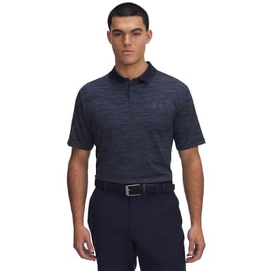 Under Armour Men's Performance 3.0 Polo, (412) Midnight Navy / / Downpour Gray, Medium - Image 1