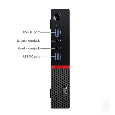 Lenovo ThinkCentre M715Q Mini Tiny Desktop PC w/FHD Monitor, AMD PRO A12-9800E, 16GB RAM, 512GB SSD, Displayport, RJ-45, WiFi, Bluetooth, Windows 10 Pro(Renewed) - Image 5