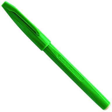 Pentel of America, Ltd S520D Sign Pens, Fiber Tip, Bold Point, 12/PK, Green Barrel/Ink - Image 8