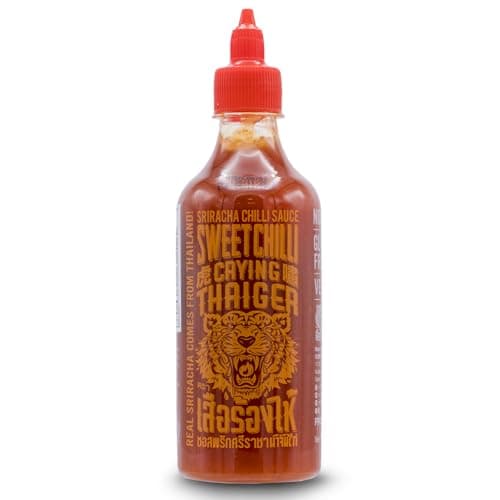 Crying Thaiger Sriracha Sweet Chili Sauce in Squeeze Bottle 18.9 Ounce, Vegan, Gluten Free, Non-GMO, from Thailand (Pack of 1) - Image 1