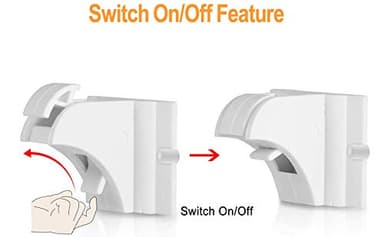 Vmaisi Adhesive Magnetic Cabinet Locks (12 Locks and 2 Keys) - Image 9