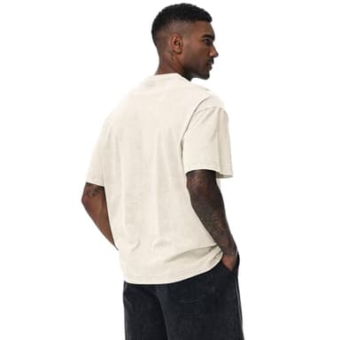 3 Pack Men's Oversized Cotton T-Shirts Loose Fit Vintage Tee Short Sleeve Casual Tshirts Solid Tops(BKAGBG,XL) - Image 6