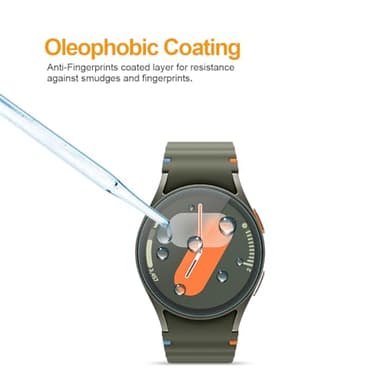 Supershieldz (3 Pack) Designed for Samsung Galaxy Watch 7, 6, 5, 4 (40mm) / Watch FE (40mm) Tempered Glass Screen Protector, Anti Scratch, Bubble Free - Image 3