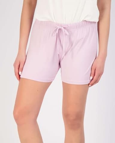 Real Essentials 3 Pack: Women's Pajama Shorts Sleep Lounge Sweatshorts Comfy Sleepwear Bottoms (Available In Plus Size)- Set 8, XXL - Image 2