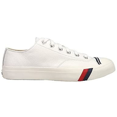PRO-Keds Men's Royal Lo Lace Up Fashion Sneaker, White Leather, 7 - Image 2