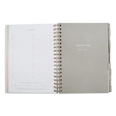 Fringe Studio 2025 Spiral Weekly Planner, Aug 2024 - Dec 2025, 17 Month, Faux Leather Cover, "Standard Black", 6.875" W x 9.78"H, 236 Pages (844FL001FSC) - Image 9
