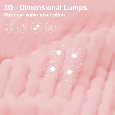 SWEET DOLPHIN 12 Pack Baby Muslin Washcloths - Soft Face Cloths for Newborn, Absorbent Bath Wash Cloths, Wipes, Burp Rag - Toddlers Essentials Stuff, Baby Registry as Shower -10"x10", Pink - Image 3