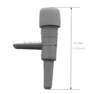 CTWHA 20PCS Aquarium Oxygen Pump Air Volume Regulator Valve Aquarium Air Flow Control Valve Aquarium Air Pump Accessories Plastic Air Flow Regulator for 3/16 Inch Air Line - Image 5