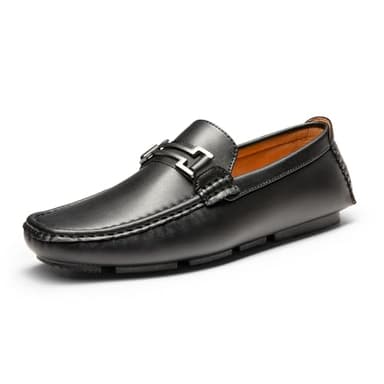 Bruno Marc Men's Driving Penny Loafers Casual Slip-on Moccasins Shoes,Size 10.5,Black,HUGH-01 - Image 1