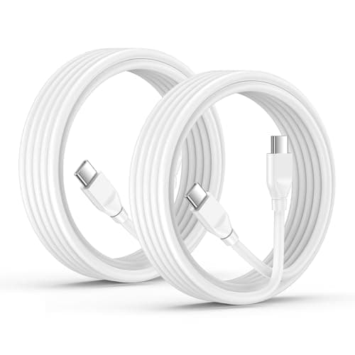 Compatible for iPhone 16e Charger Cable Fast Charging, 2 Pack 6ft 60W USB C to USB C Cable Long Car Power Cord Android Charger Phone for iPhone 16 Pro Max,16 Pro 16 Plus,16,15 Pro Max,15 Plus Pro,15 - Image 1