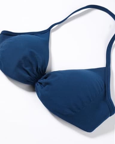 AUROLA Influence Strappy Bra Sports Bras for Women, Backless Padded Impact Strappy Bra for Workout Gym Yoga with Removable Cups,Ensign Blue,S - Image 4