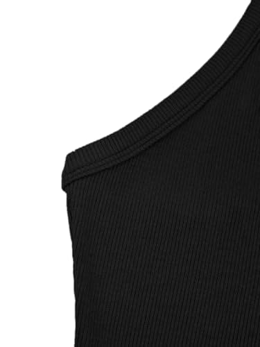 iGENJUN Workout Tops for Women Racerback Tank Tops 2025 Yoga Gym Ribbed Sleeveless Shirts Clothes,L,Black - Image 8