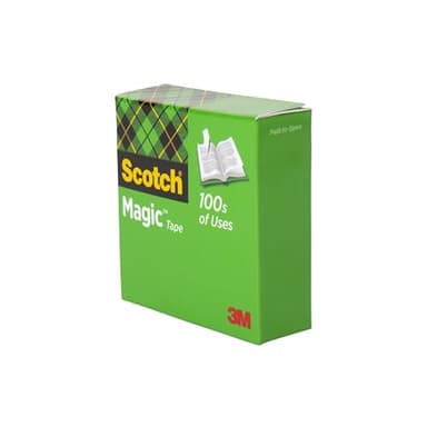 Scotch Magic Tape, 12 Rolls, Numerous Applications, Invisible, Engineered for Repairing, 3/4 x 1000 Inches, Boxed - Image 10