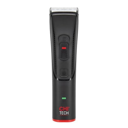 CHI Tech Cordless Precision Clipper, Wireless Hair Clipper for Precision Styling, Smooth Grip & Stainless Steel Blades, Includes 4 Guard Attachments - Image 1