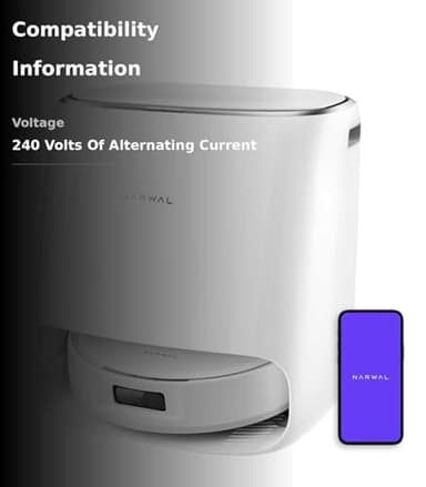 NARWAL Freo Pro Robot Vacuum and Mop Combo, Tangle Free Robot Mop, 8500Pa Powerful Suction, Self-Emptying, Auto Mop Washing, Auto Drying, Obstacle Avoidance, Ideal for Pet Hair and Hard Floor - Image 3