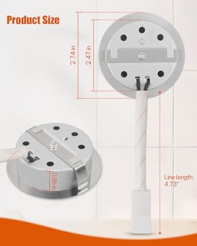 ULXIOM SB02300798 Range Hood Led Light Fit for Broan Nutone PM500 PM500SS EE55000 Series, Lighting Bulb AC12V MAX 20W (2 Pack) - Image 2