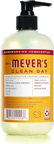 MRS. MEYER'S CLEAN DAY Hand Soap, Clementine, Made with Essential Oils, 12.5 oz - Pack of 3 - Image 2