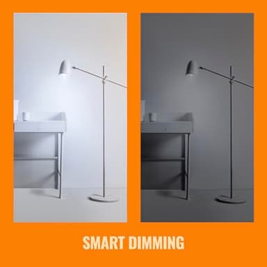 WiZ 100W Eq. (14.5W) A21 Soft White LED Smart Bulb - Pack of 1 - E26- Indoor - Connects to Your Existing Wi-Fi - Control with Voice or App + Activate with Motion - Matter Compatible - Image 3