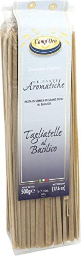 Camp'Oro Le Aromatiche: Basil-Infused Tagliatelle Italian Pasta - 17.6 Ounce (Flavorful and Authentic) - Image 3