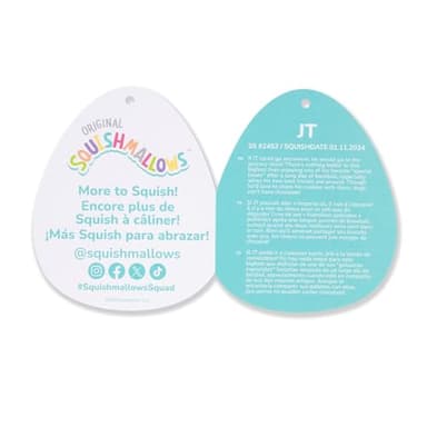 Squishmallows Original 5-Inch JT Dark Teal Bigfoot - Official Jazwares Plush (Little) - Image 6