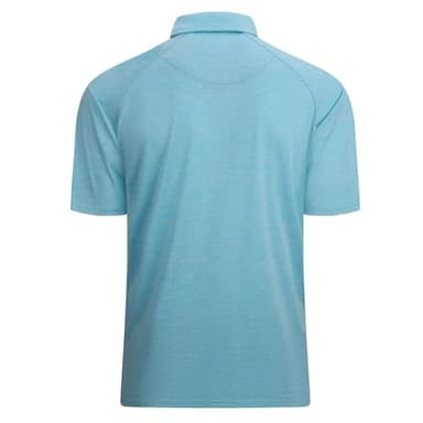 Alex Vando Mens Golf Shirt Moisture Wicking Quick-Dry Short Sleeve Casual Polo Shirts for Men,02A Blue,M - Image 2