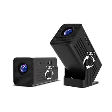 【Built-in App】Polaring Mini Projector, Smart 4K Projector with WiFi and bluetooth 1080P Support, Auto Keystone Correction,90° Rotating Adjustment,Compatible with phone, TV Stick , HDMI, USB(black) - Image 2