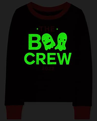 The Children's Place baby girls Family Matching Christmas Holiday Sets, Snug Fit 100% Cotton, Pajama Set, Hlwm Boo Crew, 5 US - Image 4