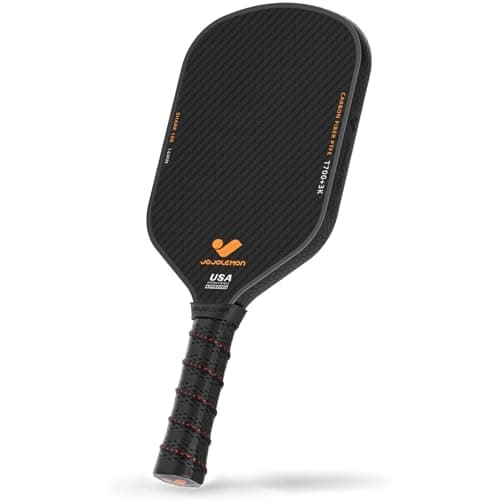 JOJOLEMON Pickleball Paddles Featuring a Raw Carbon Fiber Paddle Face and 16mm Power Polymer Core Pickleball Rackets Designed for Spin and Consistency - Image 1