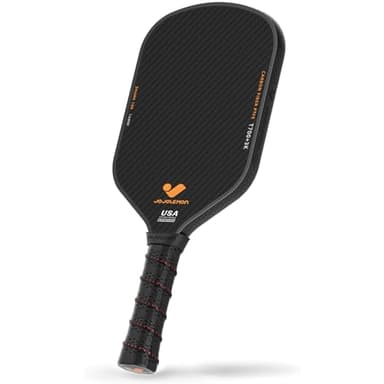 JOJOLEMON Pickleball Paddles Featuring a Raw Carbon Fiber Paddle Face and 16mm Power Polymer Core Pickleball Rackets Designed for Spin and Consistency - Image 1
