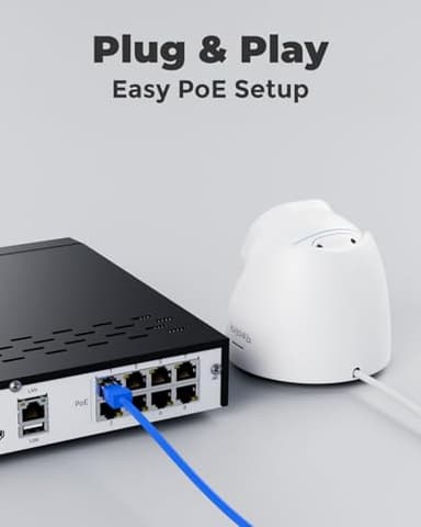 REOLINK 4K Security Camera System, 4pcs H.265 PoE Wired Turret Cameras with Person Vehicle Detection, 4K/8MP 8CH NVR with 2TB HDD for 24-7 Recording, RLK8-800D4 - Image 6