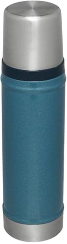 Stanley Classic Legendary Vacuum Bottle 20 oz | Wide Mouth with Leakproof Cup Lid | Keep Drinks Hot or Cold | Packable for Travel | Insulated Stainless Steel Thermos | BPA-Free | Hammertone Lake - Image 3