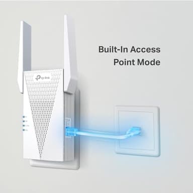 TP-Link AX3000 WiFi 6 Range Extender | PCMag Editor's Choice | Dual-Band Wireless Repeater w/Ethernet Port | Up to 2400 Sq. Ft., 64 Devices | Internet Signal Booster | APP Setup | EasyMesh (RE715X) - Image 6
