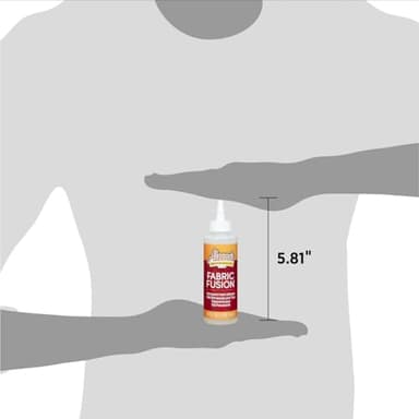 Aleene's Fabric Fusion Glue 4 oz 3-Pack, Permanent and Washable Adhesive, No-Sew Fabric Glue for Clothing, Denim, Polyester, Cotton, Flannel Materials, Dries Flexible - Image 9