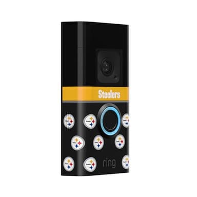 Ring Battery Doorbell Plus with All-New Official Limited-Edition NFL Faceplate | Pittsburgh Steelers - Image 4