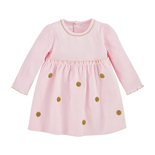 Mud Pie Girls Dot Dress, Pink, 4 Toddler - Image 1