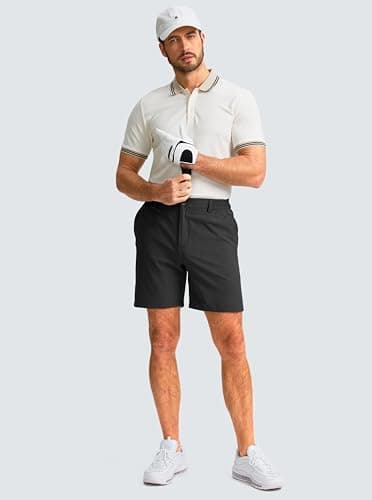 G Gradual Men's Casual Shorts 7" Lightweight Golf Shorts for Men Stretch with 3 Pockets Quick Dry Breathable Work Shorts Black - Image 5