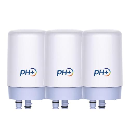 AQUA CREST Alkaline Faucet Water Filter, Replacement for Brita® Filter, Increase PH, Brita® Filter Replacement, 36311 On Tap Water Filtration System, FR-200, FF-100, 3 Packs - Image 1