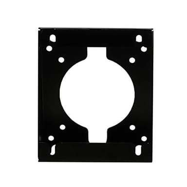 Add-On Wedge Outlet Cover – CTA Add-On Premium VESA Wedge & Outlet Cover for Tablet Kiosk or Workstation Setups with 75×75/100×100 VESA Compatible for Table Mounting - Black - (ADD-PARAVWB) - Image 5