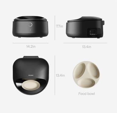 PETLIBRO Automatic Cat Feeder Wet Food Refrigerated New Upgraded APP Control,3 Days Freshness 3 Meals,Semiconductor Cooling&Quick Chills Wet Food Dispenser,Polar WiFi Timed Auto Pet Feeder for Cat Dog - Image 3