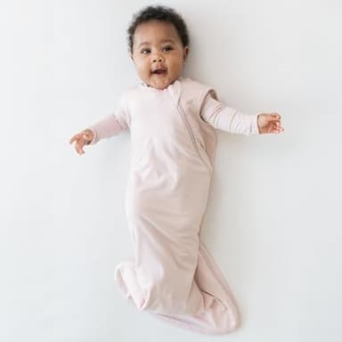 KYTE BABY Unisex Rayon Made From Bamboo Sleep Bag for Babies and Toddlers, 1.0 Tog (Small, Blush) - Image 2