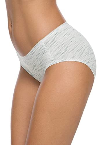 Wealurre Cotton Bikini Women's Breathable Panties Seamless Comfort Underwear(3128S,Stripe 2) - Image 3