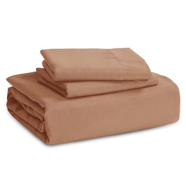 Bedsure Taupe Duvet Cover Queen Size - 3 Pieces Prewashed Cotton-Like Extra Soft Bedding Set, Includes 1 Duvet Cover 90x90 Inches with Zipper Closure & 2 Pillow Shams, Comforter Not Included - Image 6