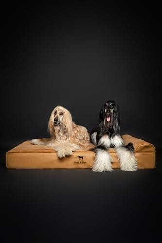 NOAH & PAW Giant Dog Bed XXL 55x45x9.5 Inch, Orthopedic Dog Beds, Eggshell Memory Foam Infused with Cooling Gel, Waterproof, Machine Washable, Includes Inner Cover (Faux Leather) - Image 5