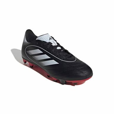 adidas Unisex-Adult Goletto IX Firm Ground/Multi Ground Soccer, Black/White/Better Scarlet, 7 - Image 4