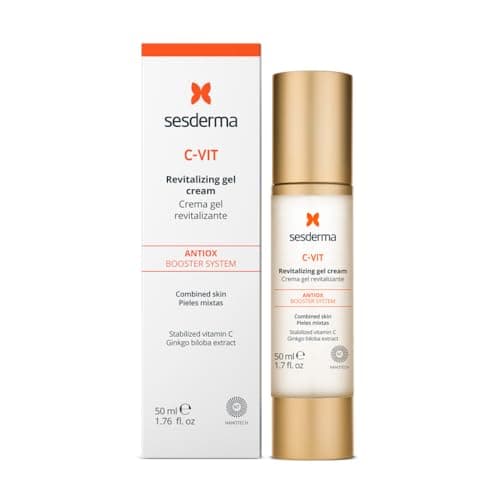 Sesderma C-VIT Revitalizing Gel Cream, Powerful Antioxidant Gel Cream Infused with Vitamin C & Hyaluronic Acid for Youthful, Vibrant Skin, 1.7 fl oz - Image 1